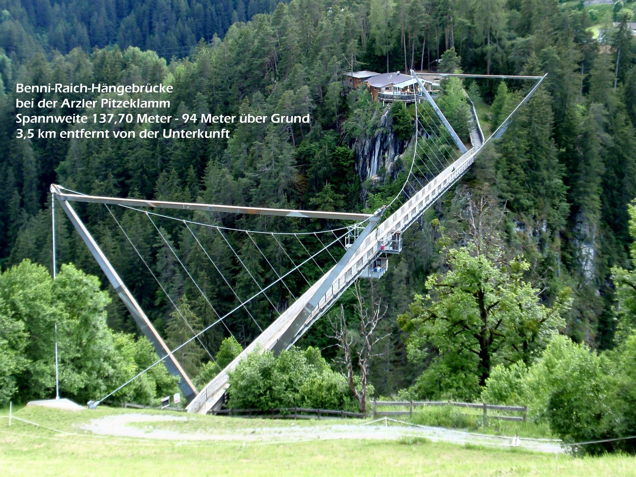 Benni Raich Hängebrücke in Arzl