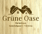 Schild Grüne Oase