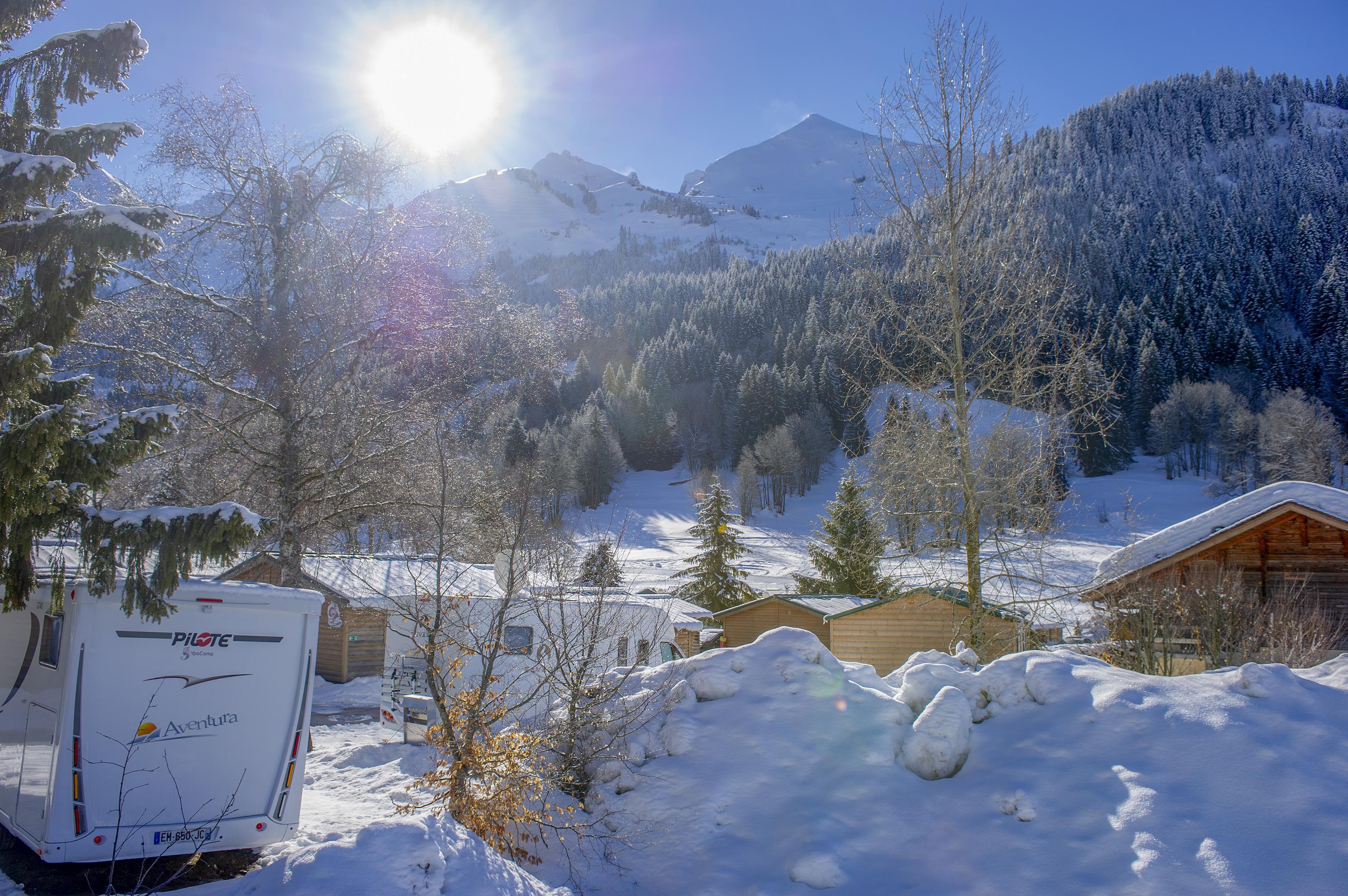 Conception D'insigne D'aventure De Camping Avec Camping-car Canoë Feu
