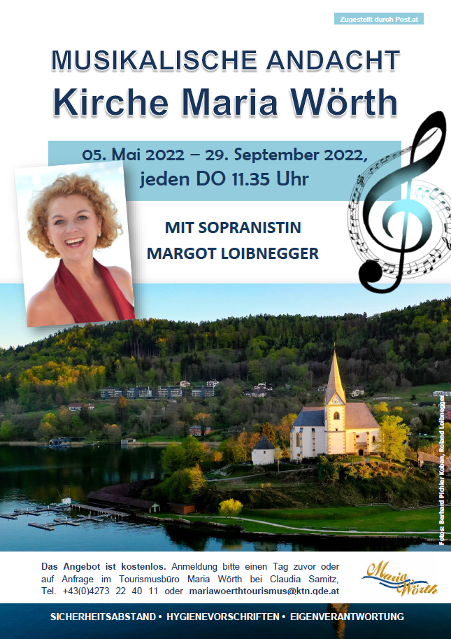 Musikalische Andacht - mit Sopranistin Margot Loibnegger