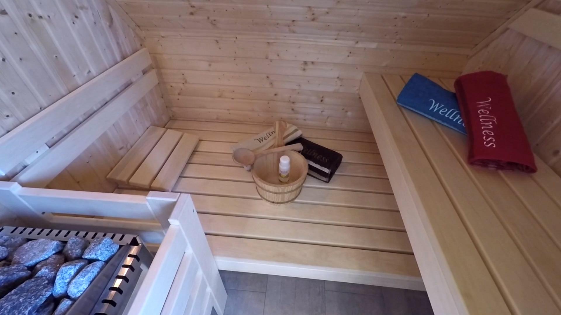Weissdorn - finnische Sauna