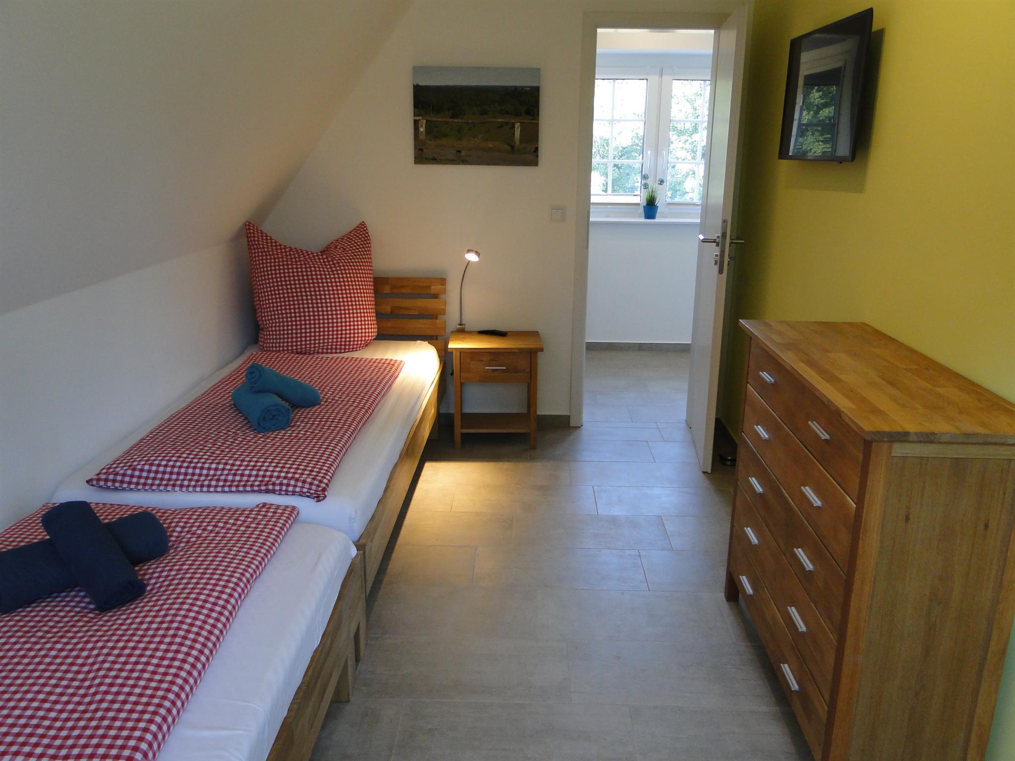 Hartriegel - Schlafzimmer mit Einzelbetten