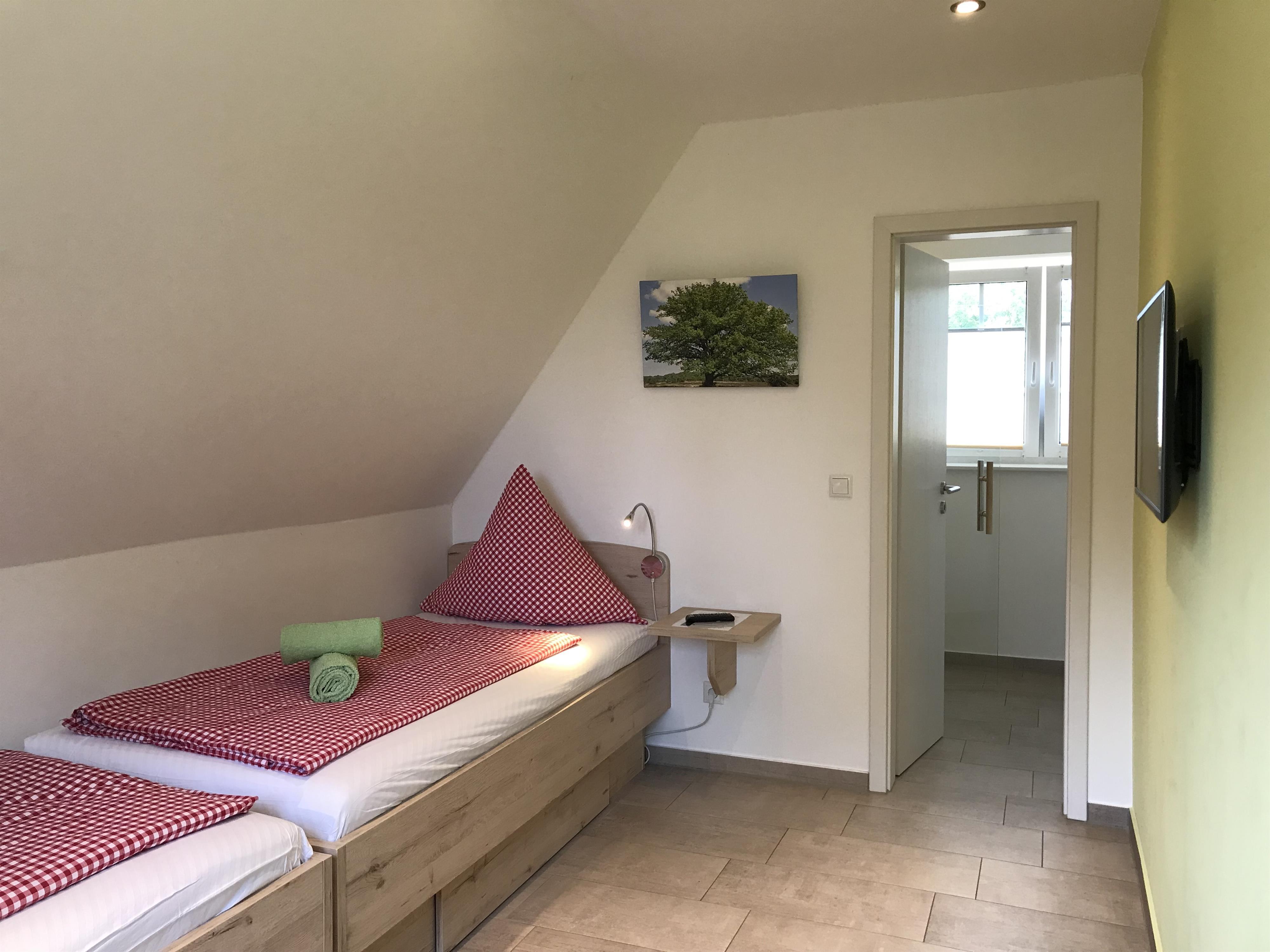 Weissdorn - Schlafzimmer mit 2 Einzelbetten