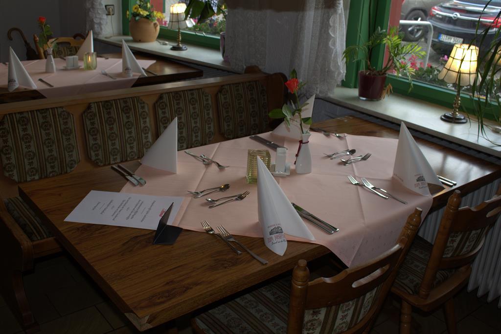 Tisch für unsere HP-Gäste