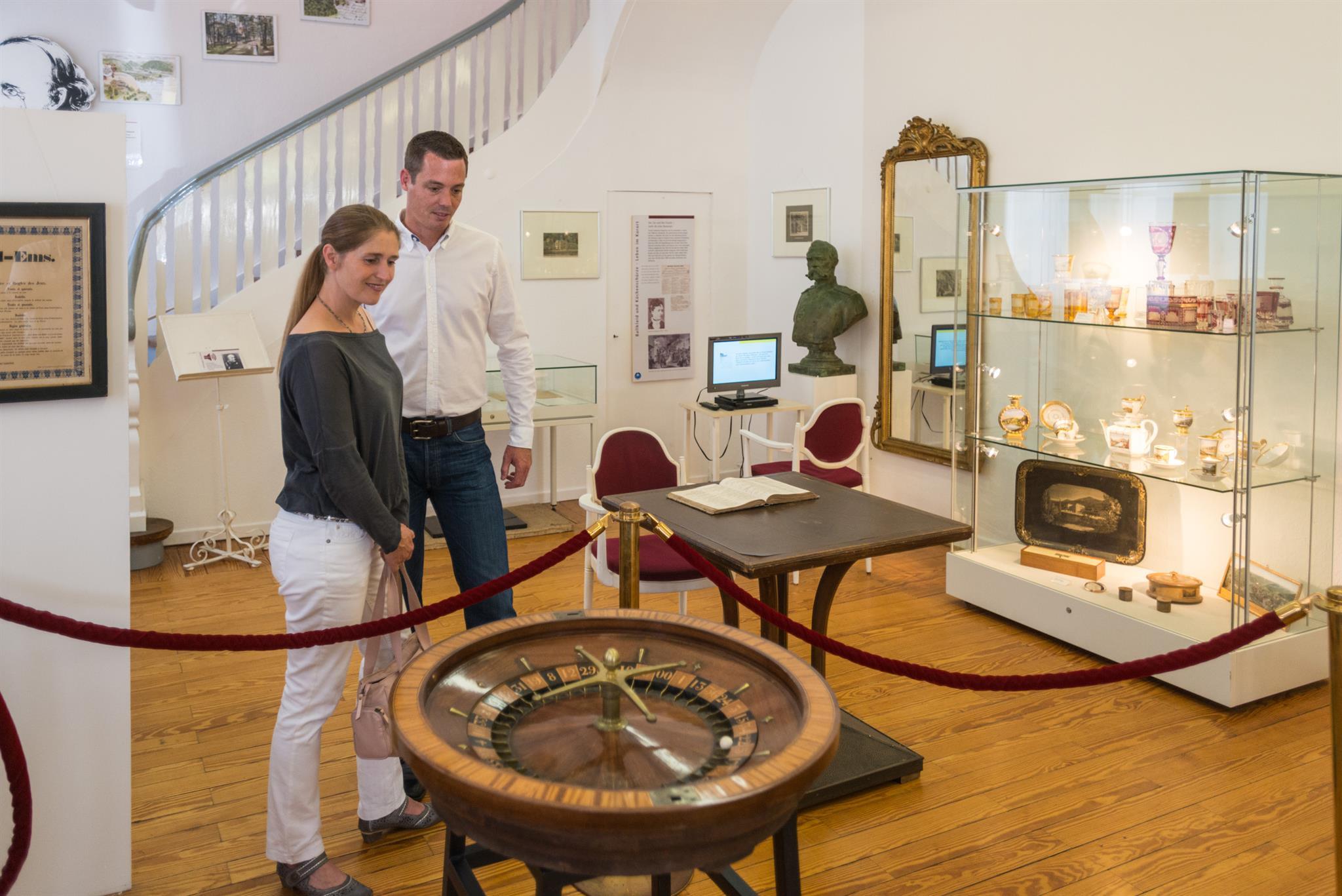 Roulettetisch der ältesten Spielbank Deutschlands