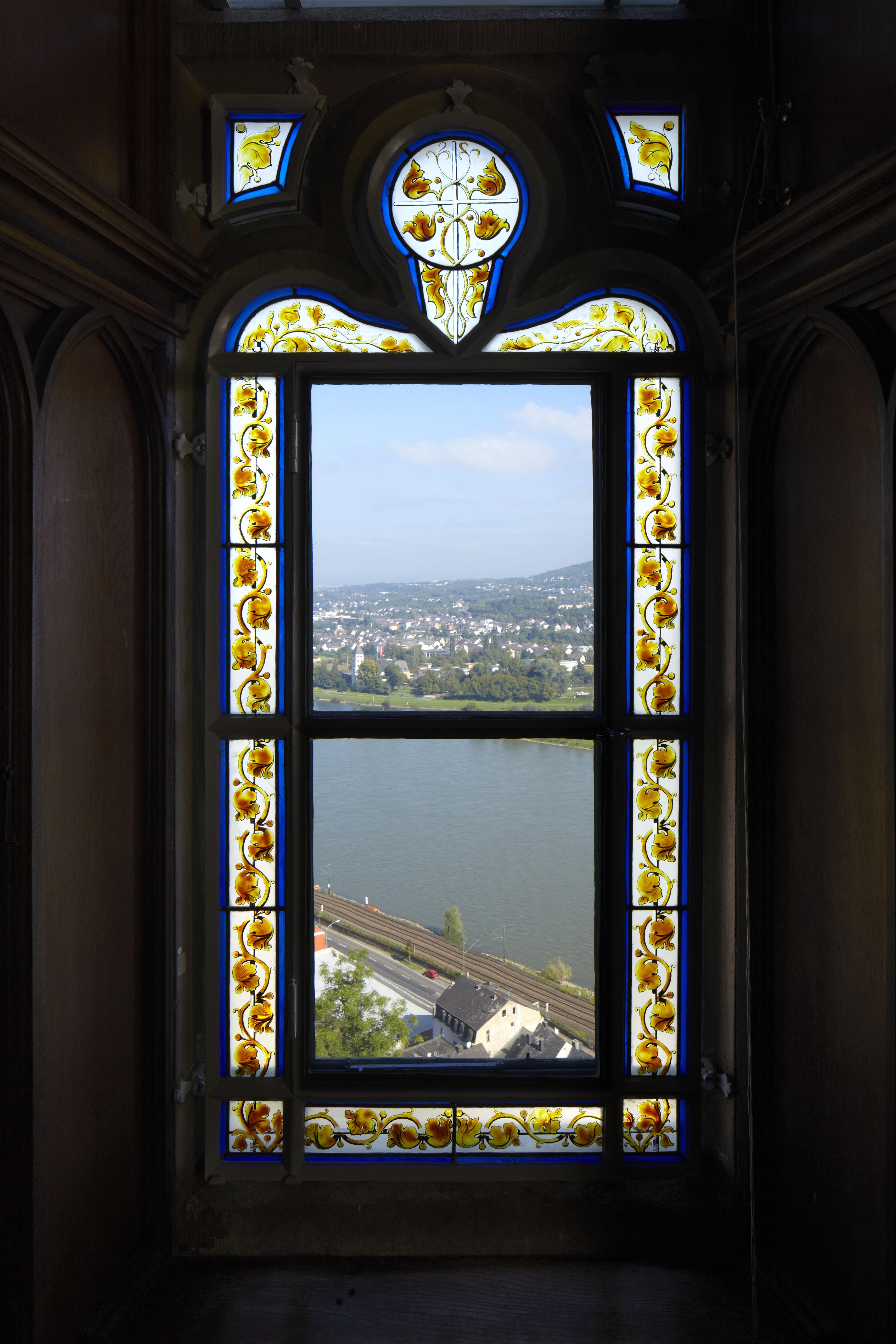 Fenster auf Schloss Stolzenfels