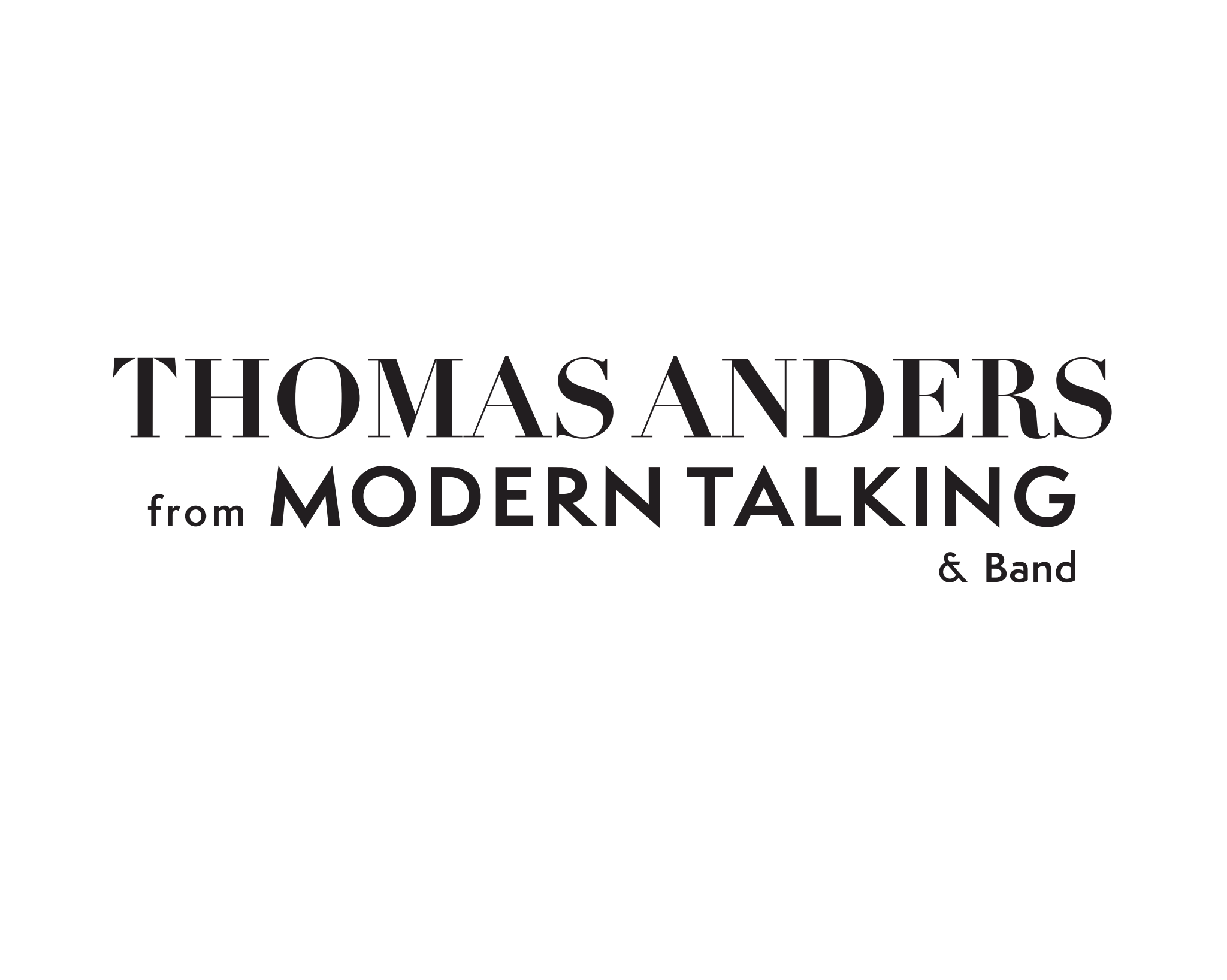 Bild Thomas Anders und Band