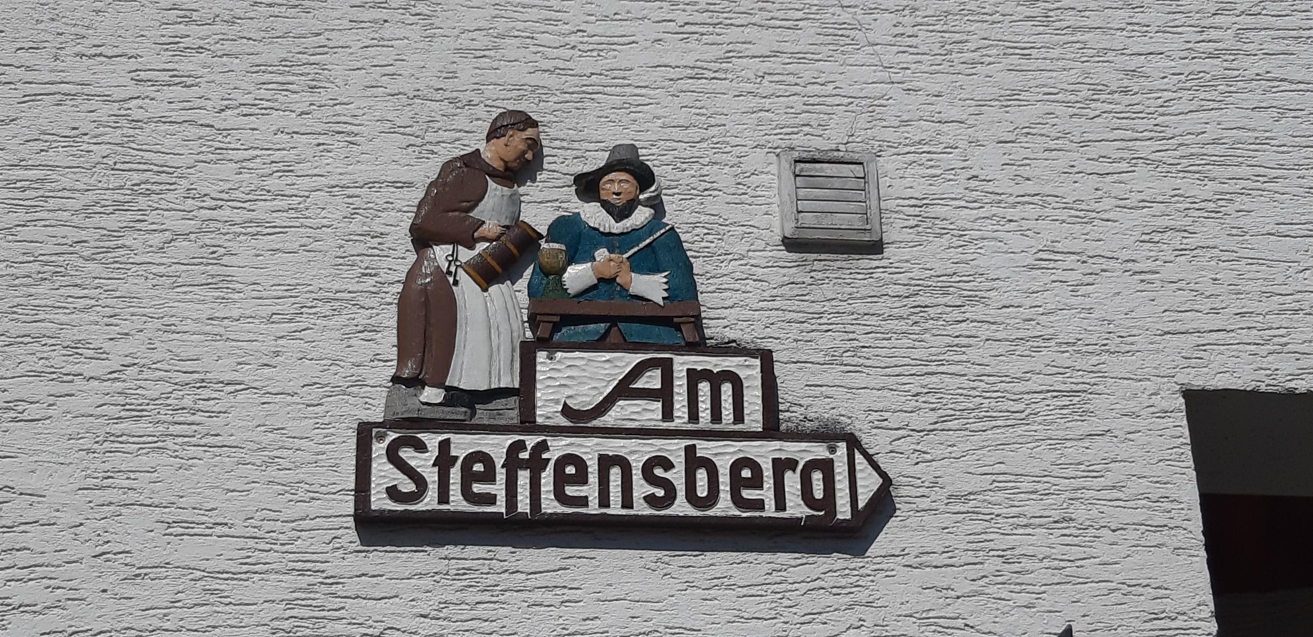 Straßenschild "Am Steffensberg"