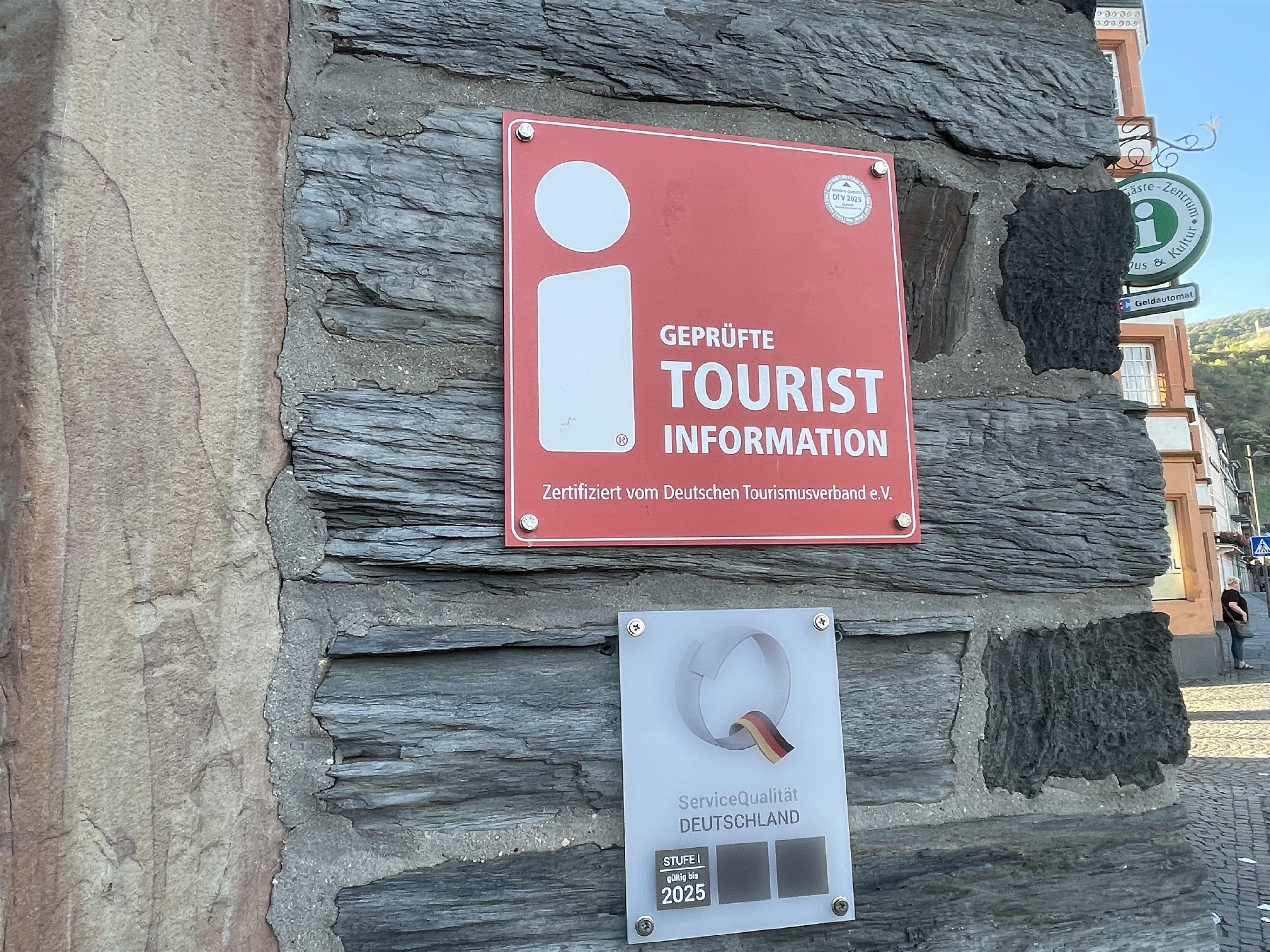 Schild Touristinformation