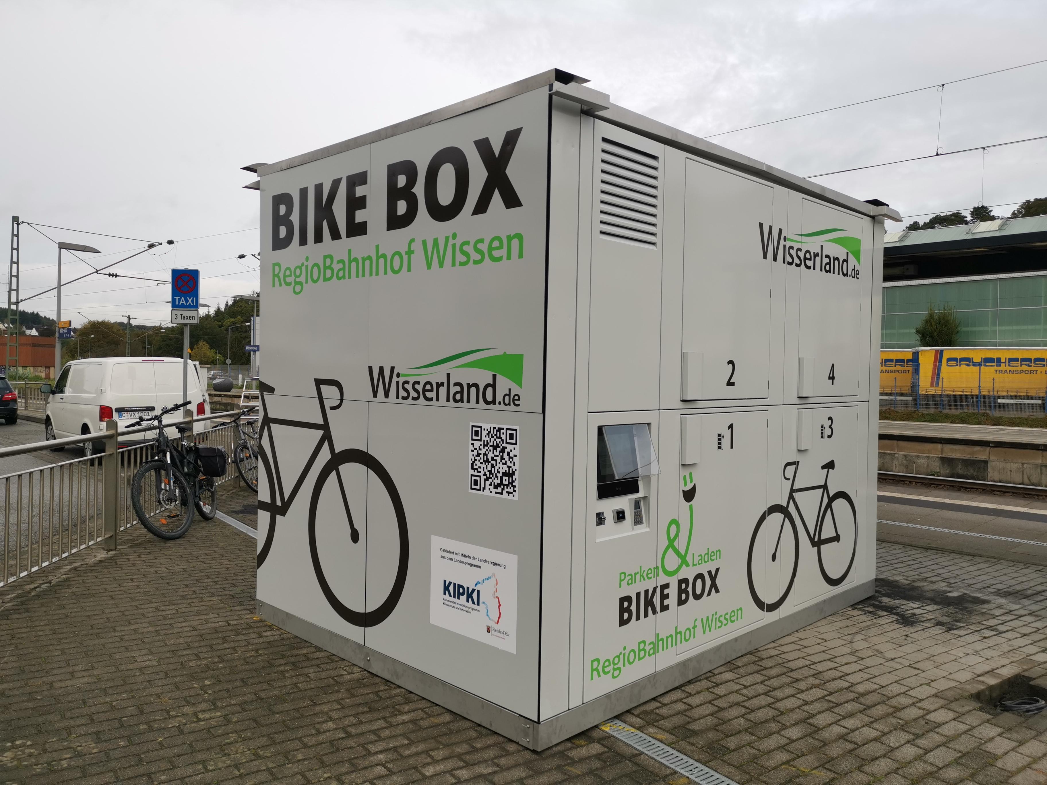 RegioBahnhof Wissen の自転車ボックス |情報システム