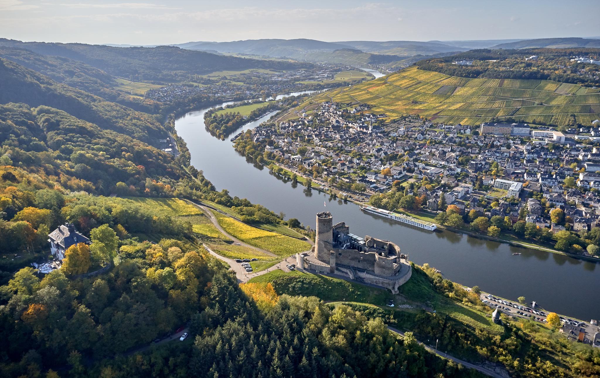 Burg Landshut Luftaufnahme