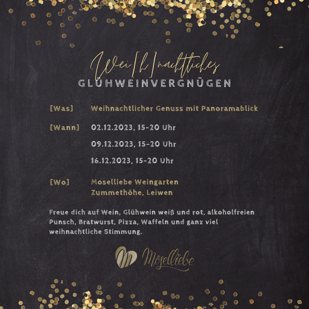 Flyer Wei(h)nachtliches Glühweinvergnügen