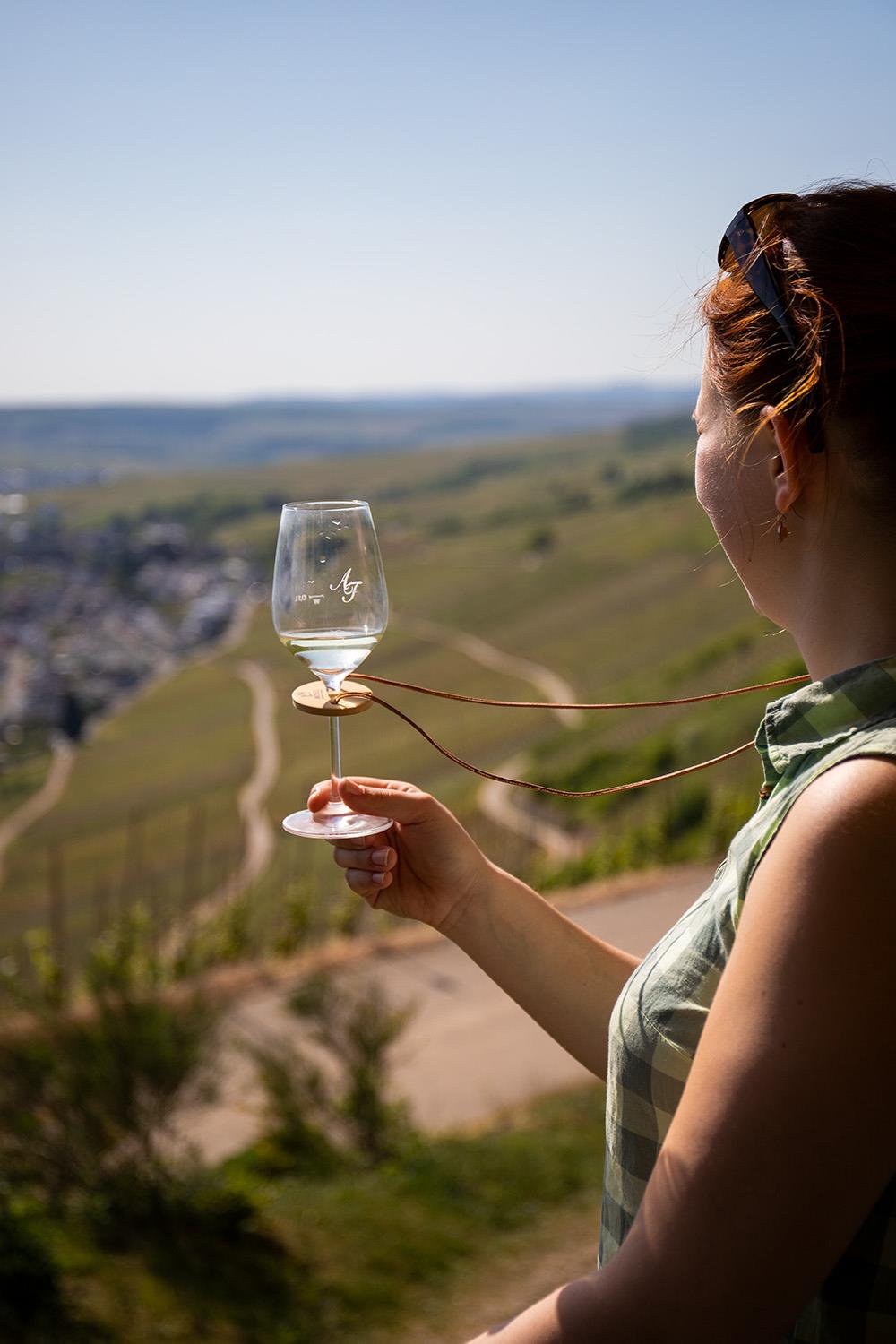 Enjoy the wine and the landscape