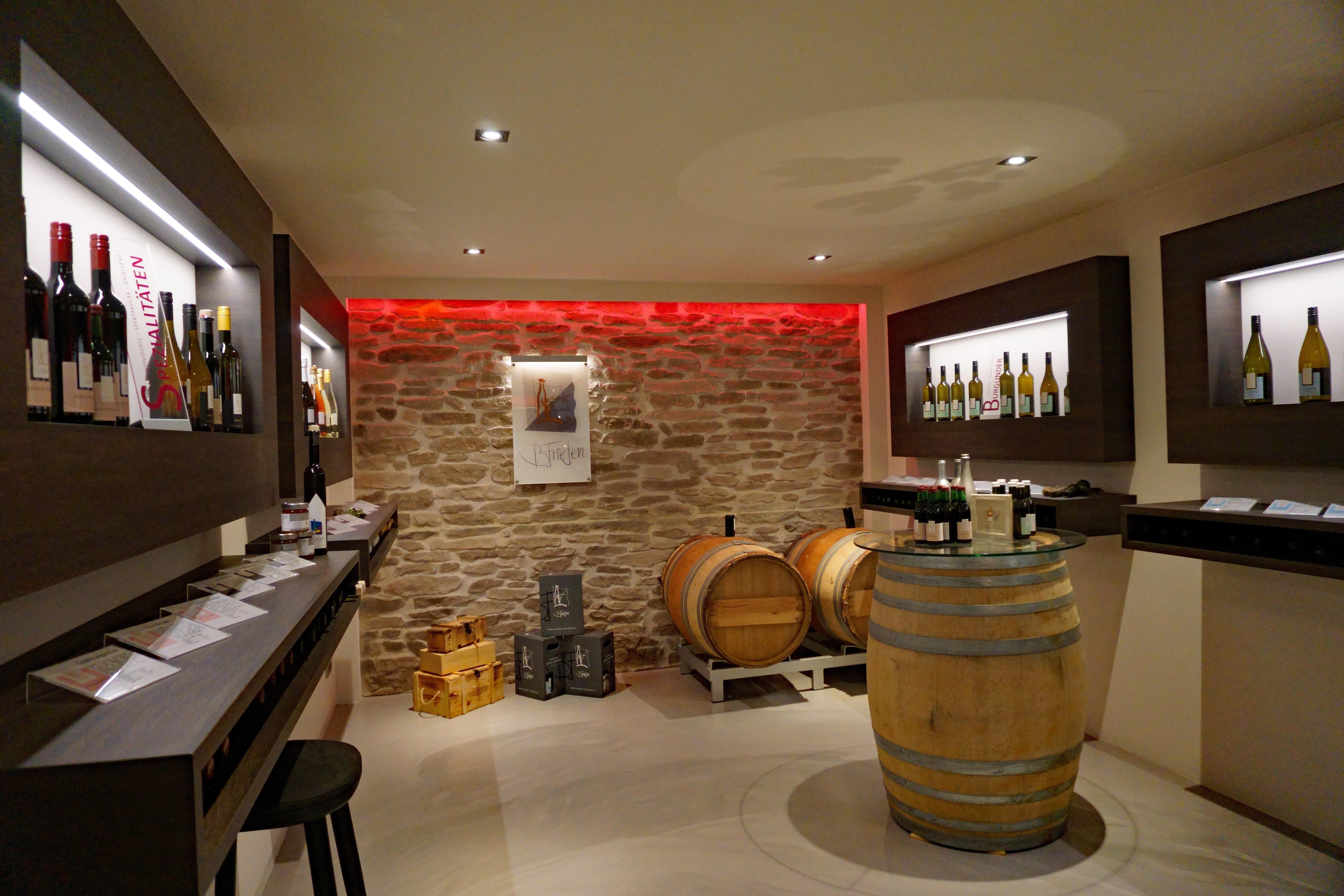 bar in the winery