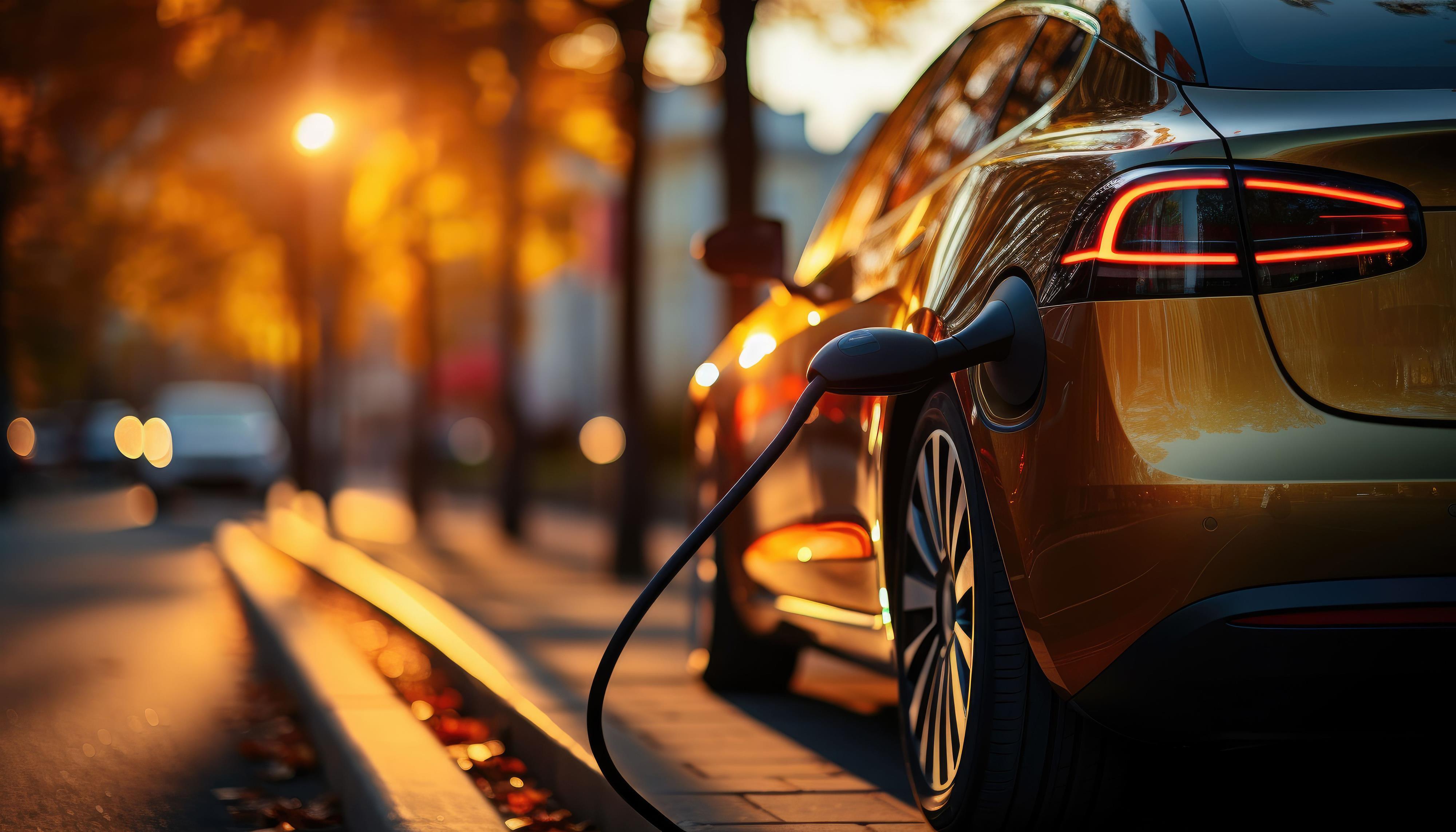 Öffentliche Ladestation für Autos Rachtig