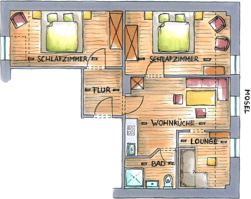 Grundriss Appartement1