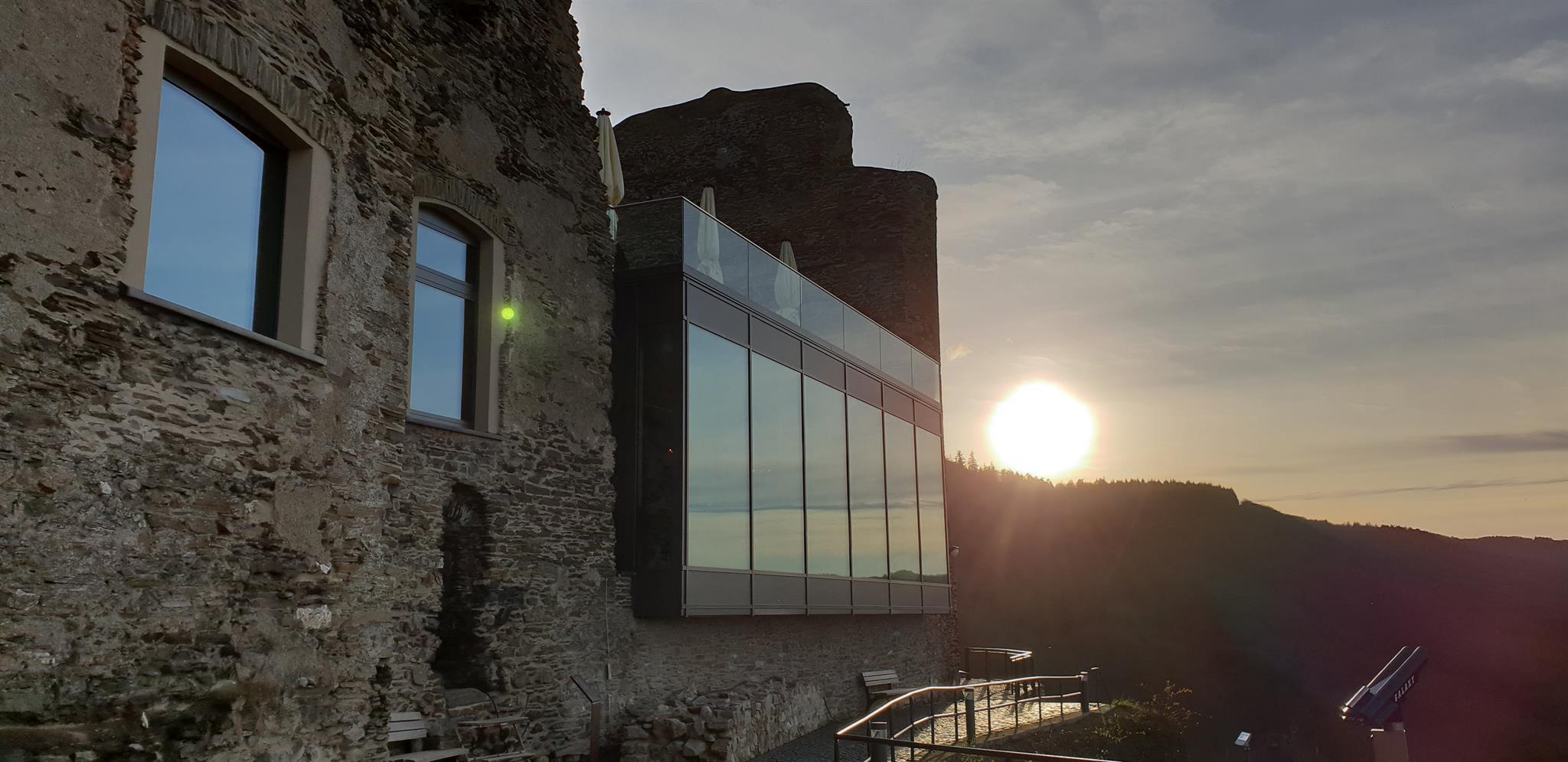Panoramafenster Restaurant Burg Landshut