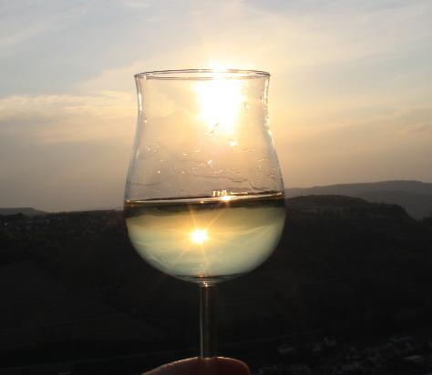 Weinglas Sonne neu
