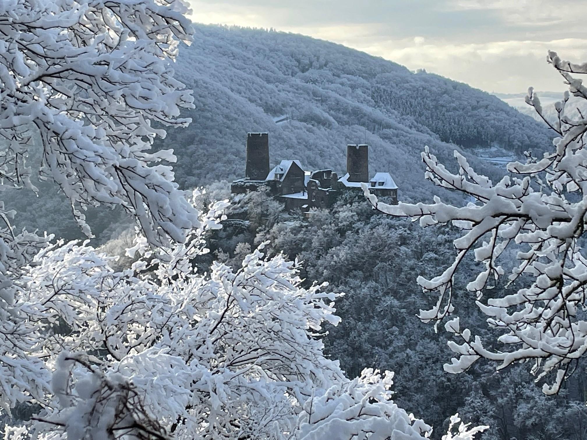 Burg Thurant im Winter