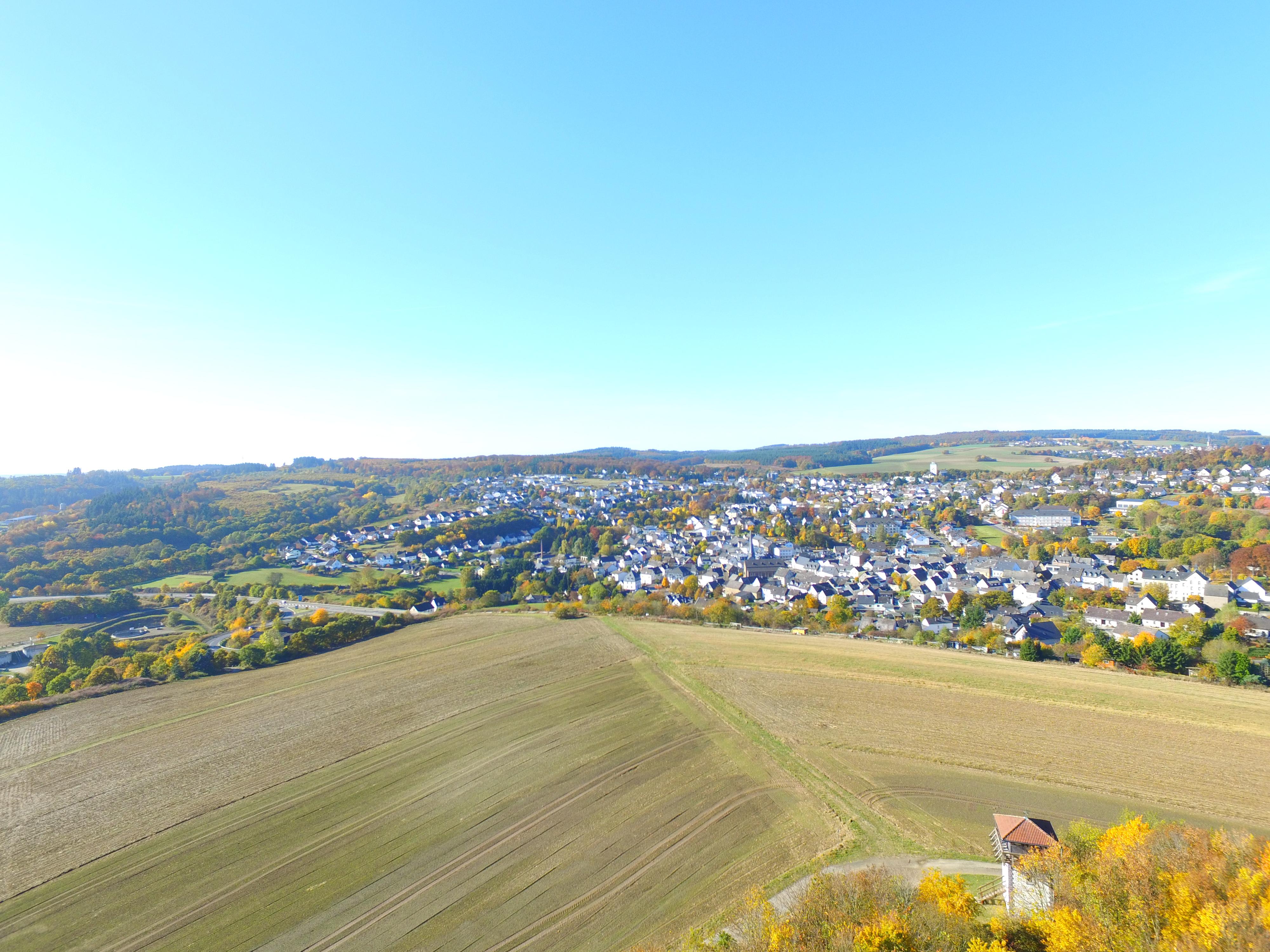 Blick auf die Stadt Kaisersesch