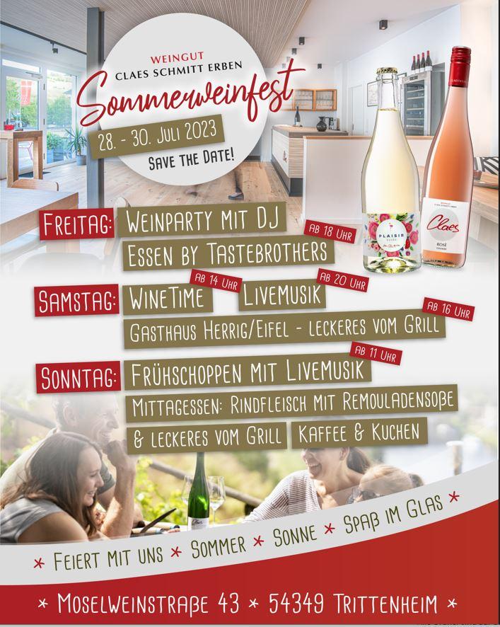 Sommerweinfest Plakat