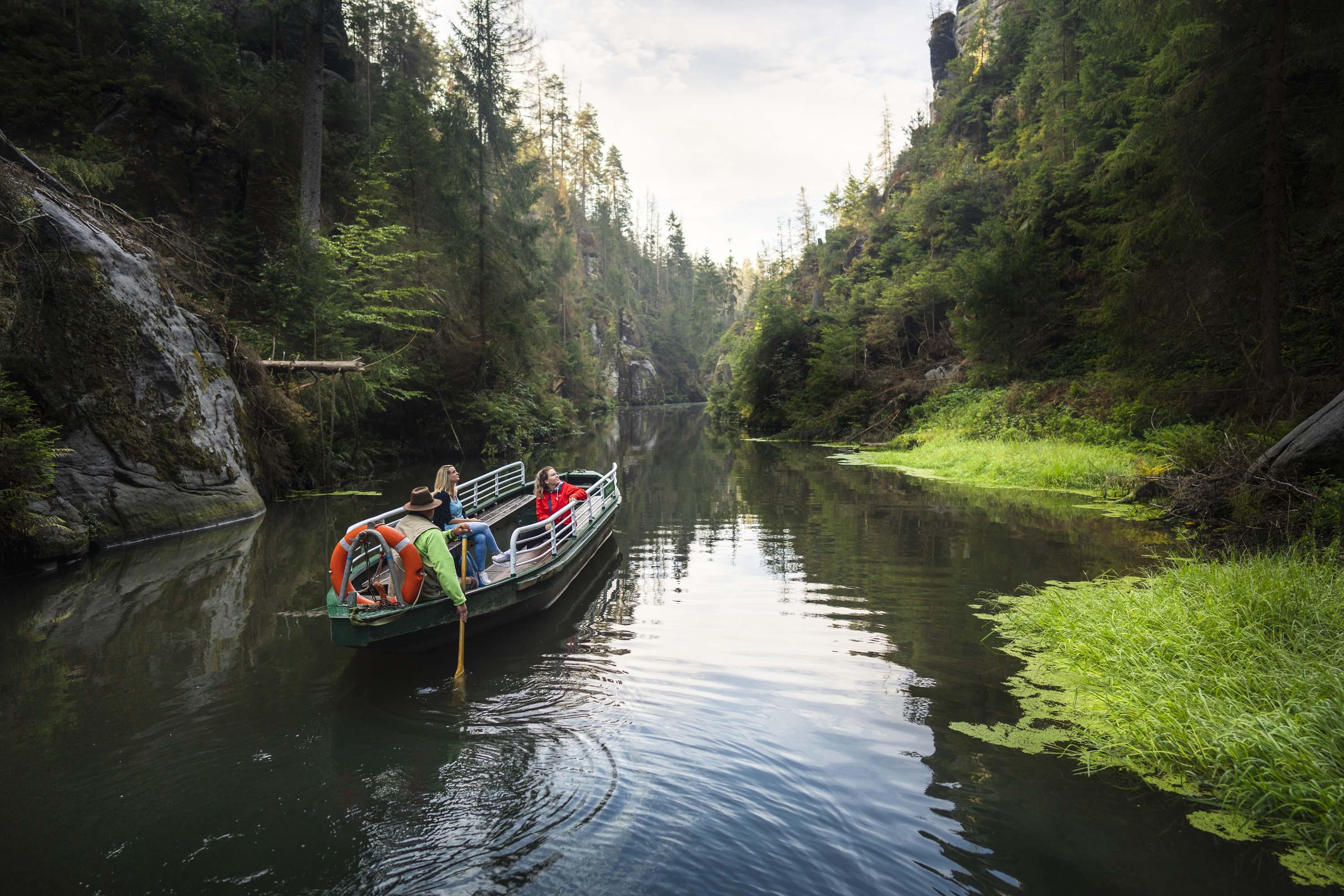 Kahnfahrt Obere Schleuse: Einfache Fahrt