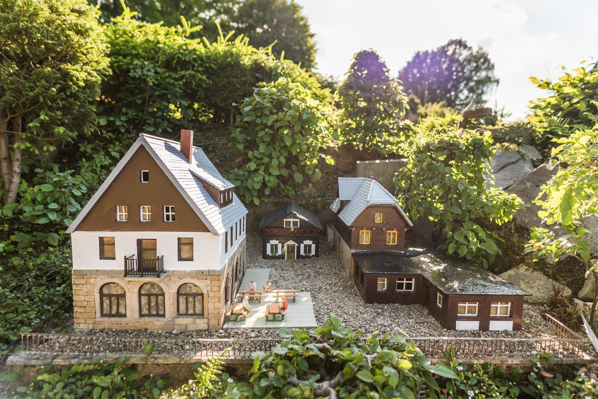 Uhr natürlich - Miniaturpark Kleine Sächsische Schweiz