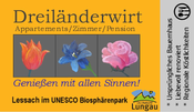 Visitenkarte Dreiländerwirt Lessach
