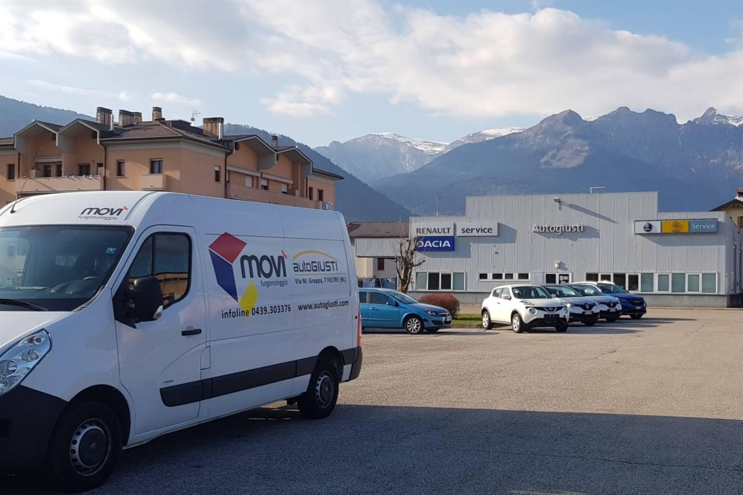 Noleggio auto Giusti-Movers Rent Italia