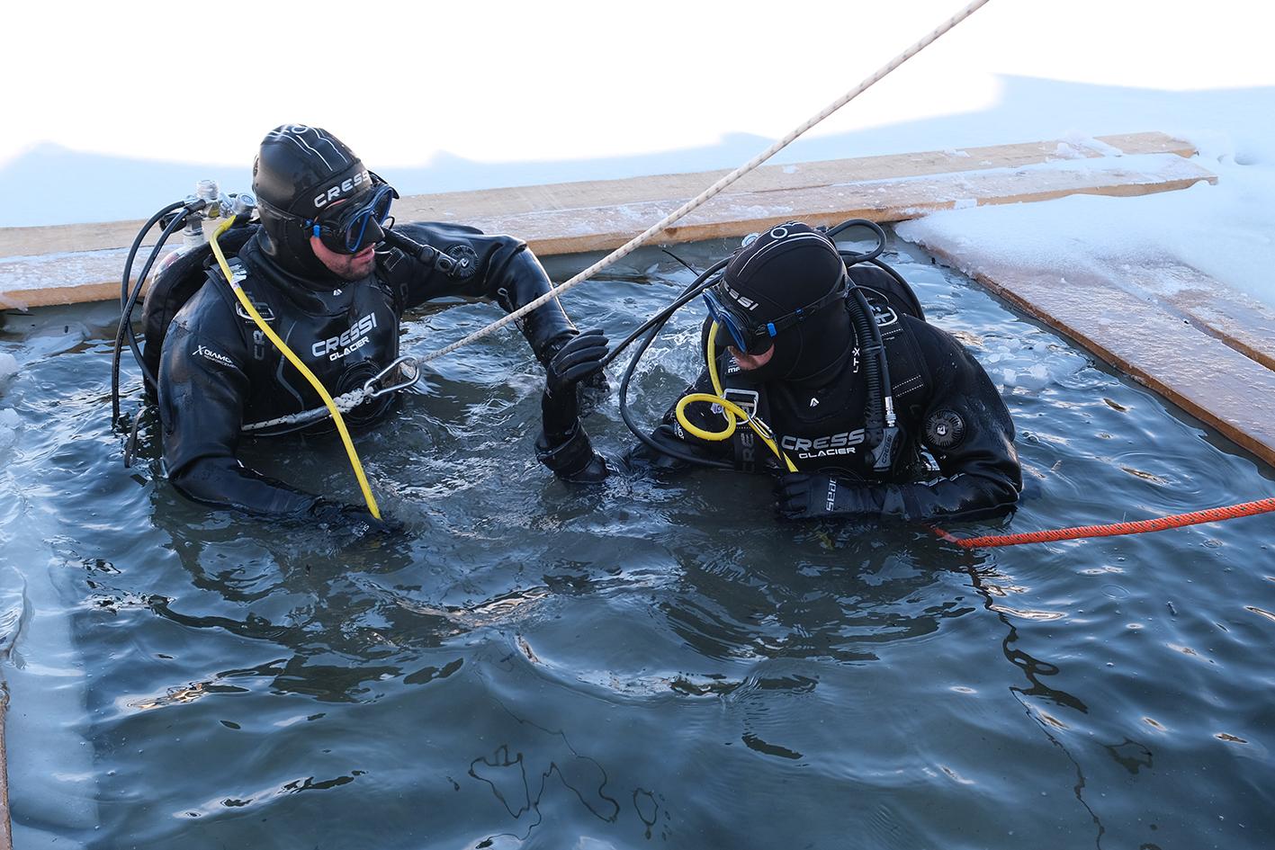 34th Stage of Diving under the Ice ANIS