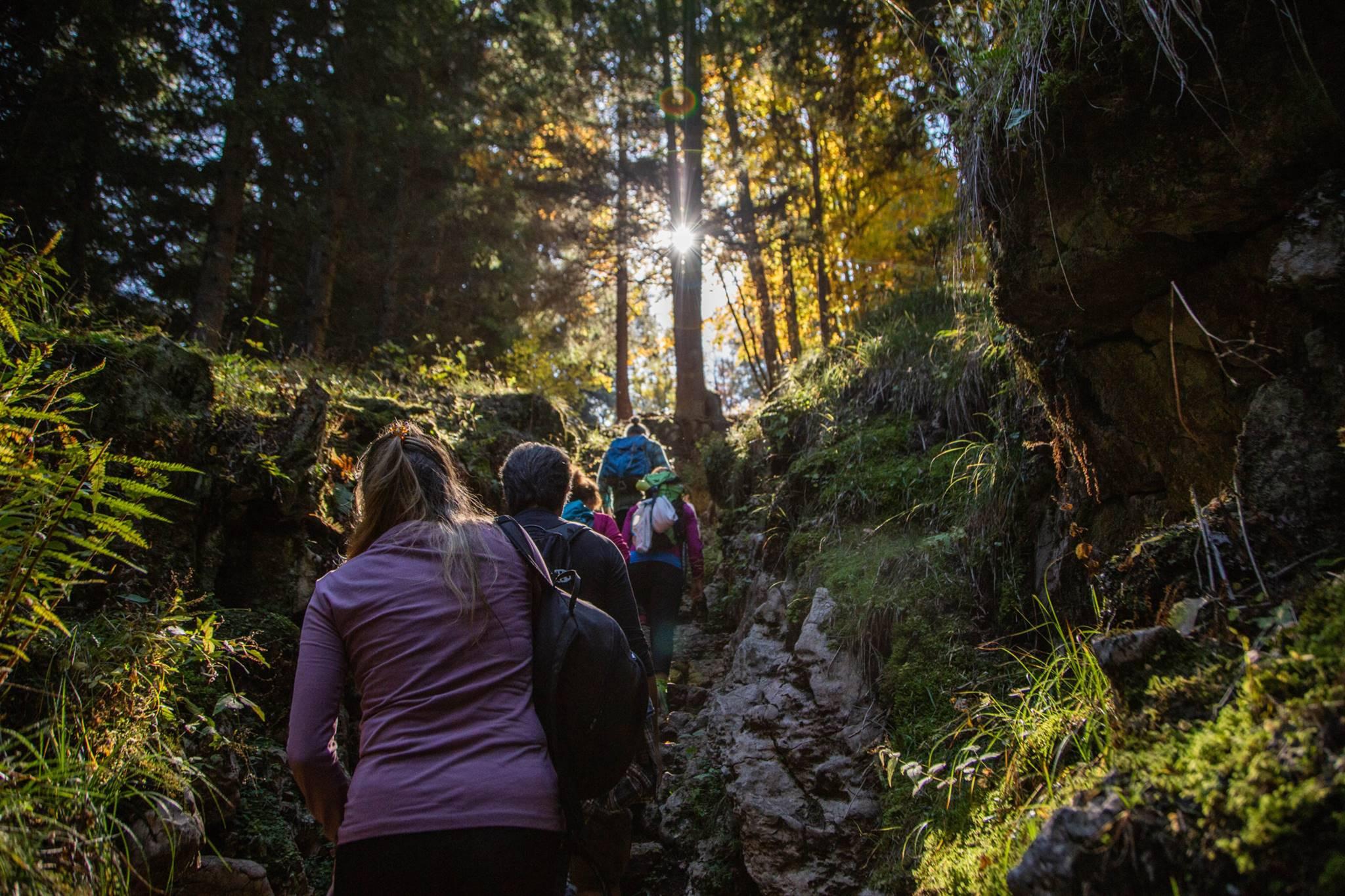 Foliage an der Wolfsschlucht mit Mittagessen der Soldaten