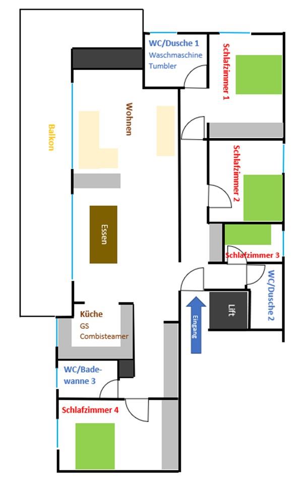 Grundrissplan Grundrissplan