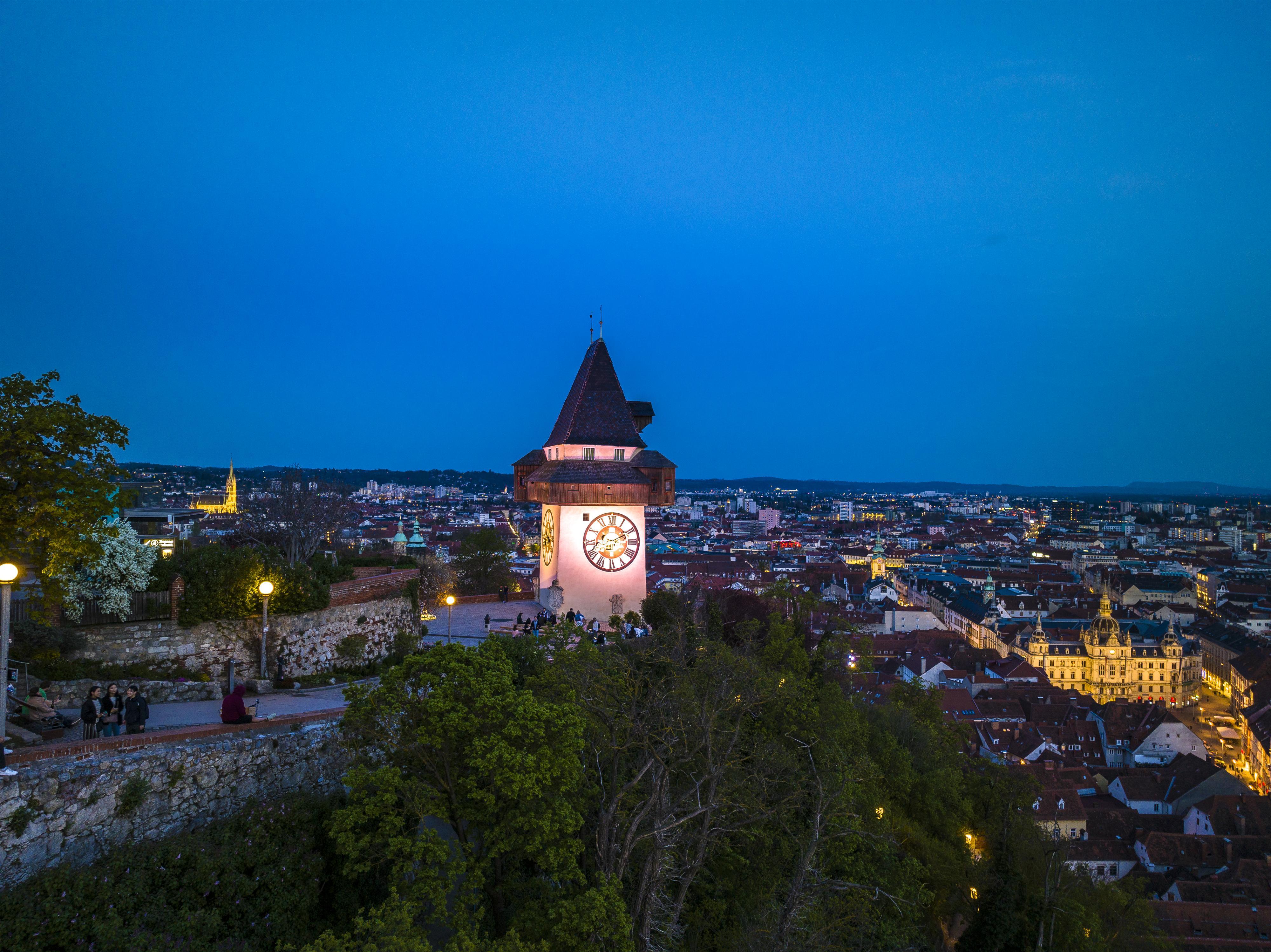 Sunset Cinema auf dem Grazer Schlossberg