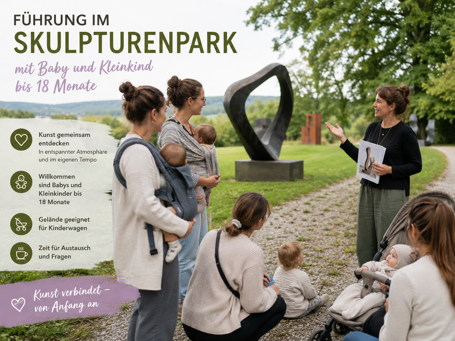 Führung: Mit Baby in den Skulpturenpark