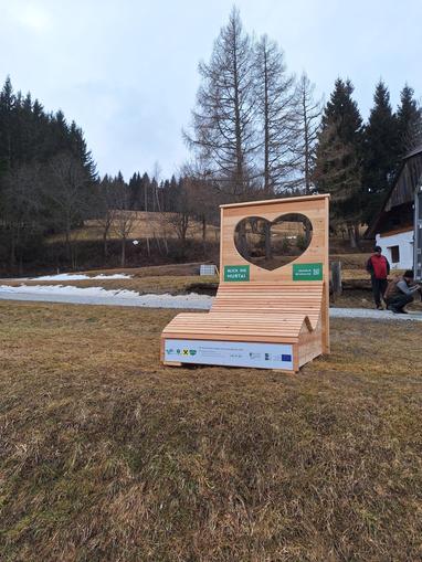 Fotospot Herz-Murtalbett Schneeberger Kapelle