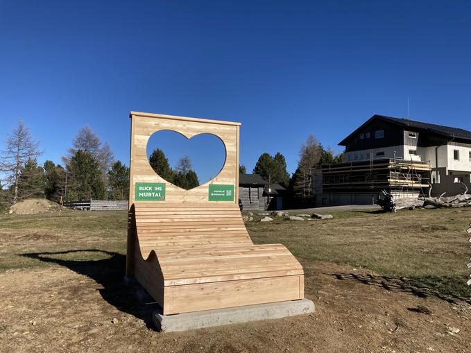 Fotospot Herz-Murtalbett Winterleitensee