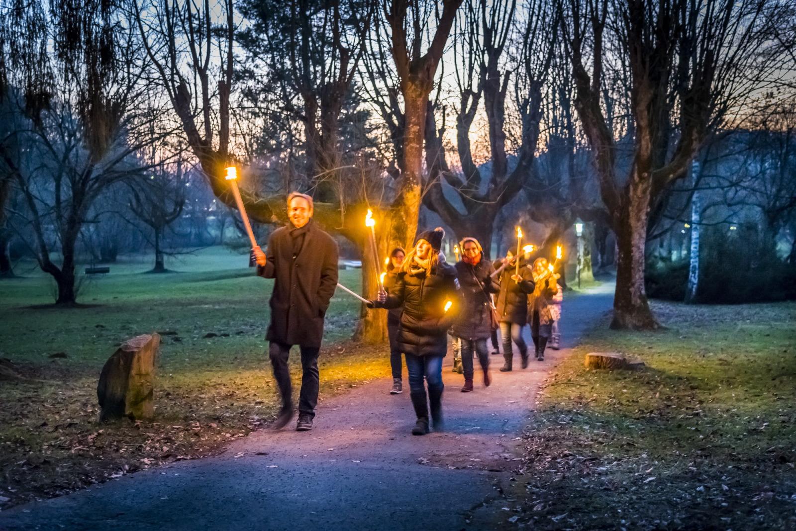 Silvester-Fackelwanderung in Bad Gleichenberg