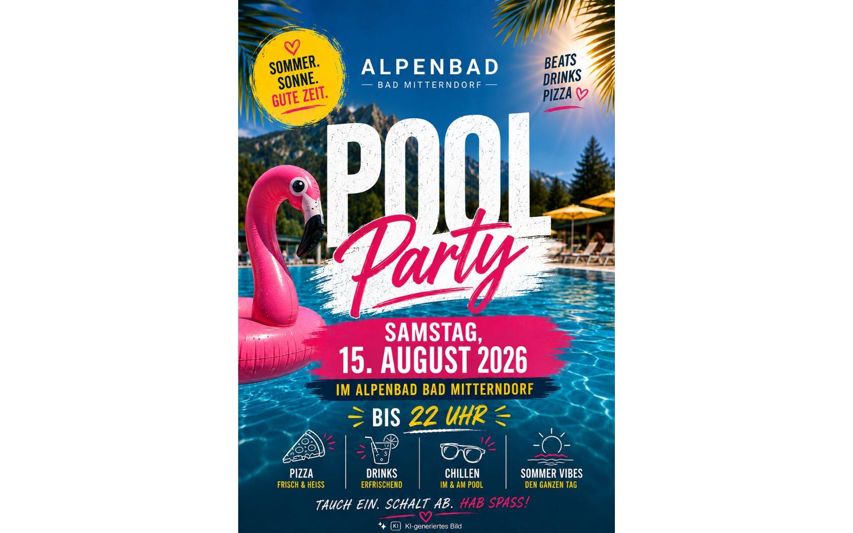 Pool Party im Alpenbad