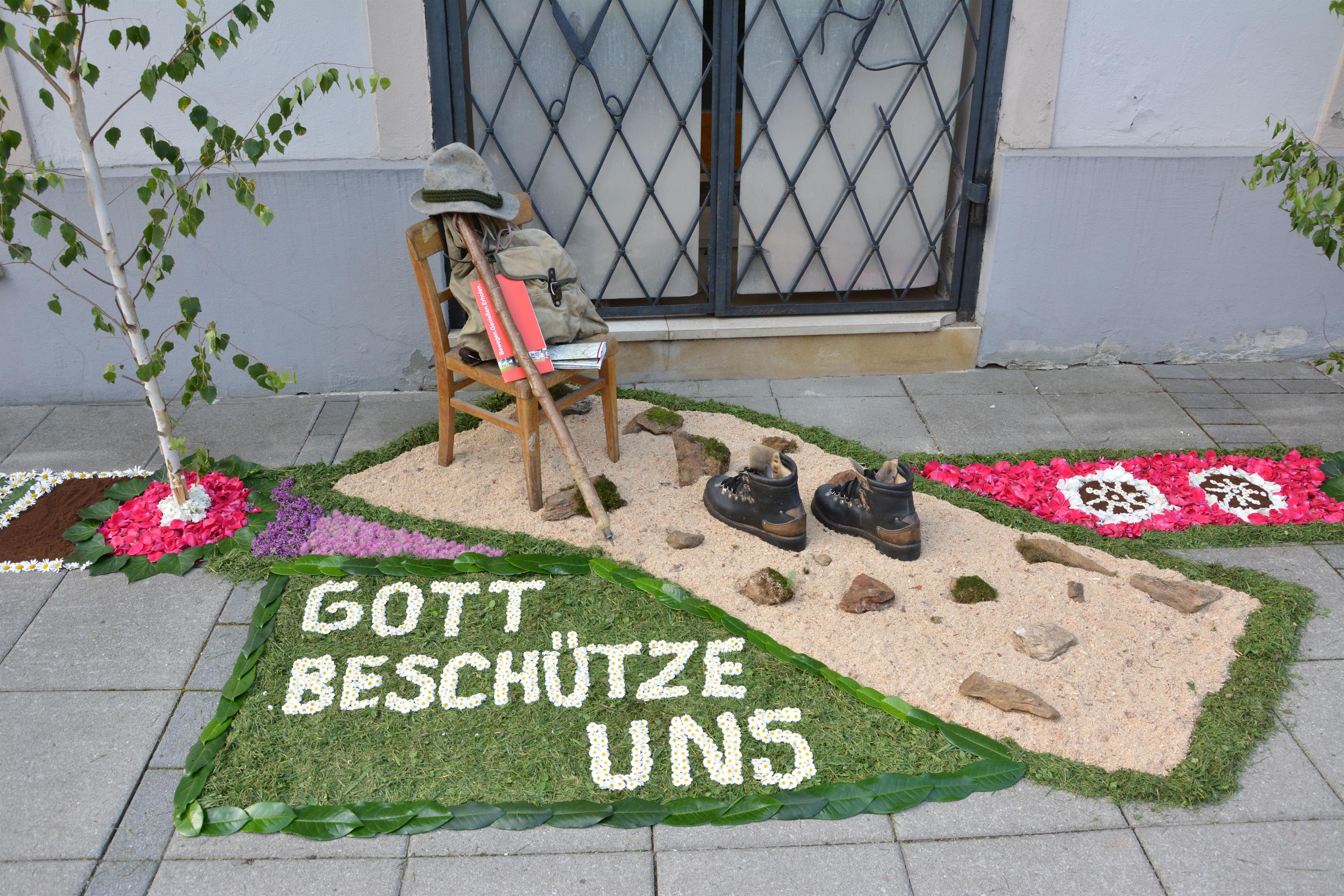 Fronleichnam – Blumenteppiche in Eibiswald