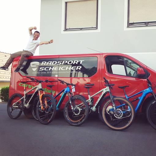 Radsport Scheicher in Gnas