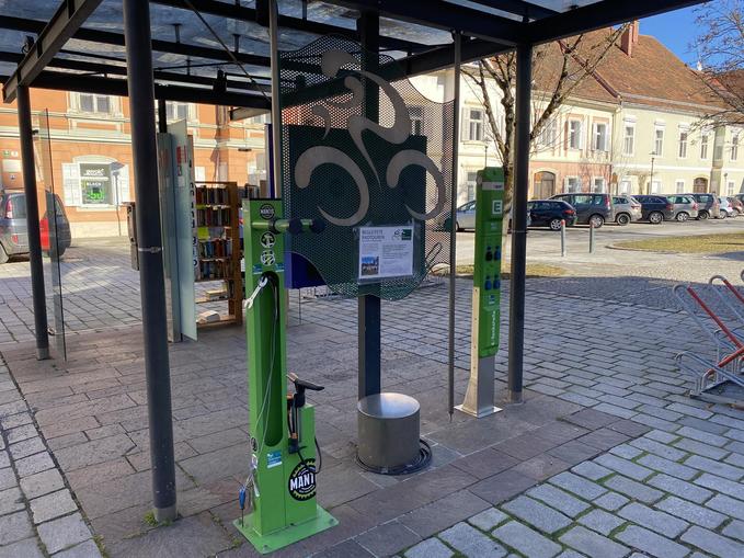 Fahrradreparatur-Station Hotel Domittner