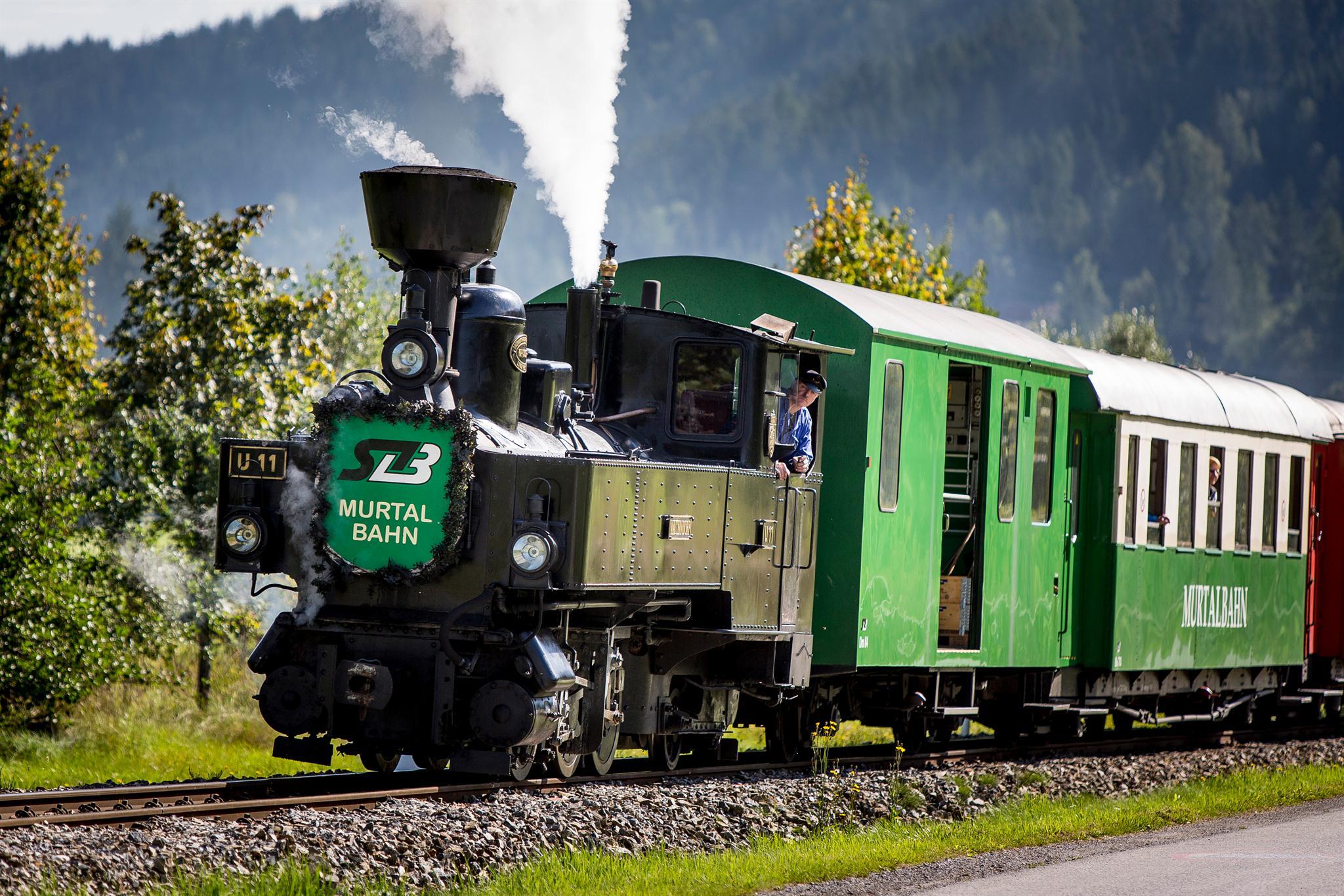 Tvb Murau Kreischberg Steam Train Ride Murtalbahn