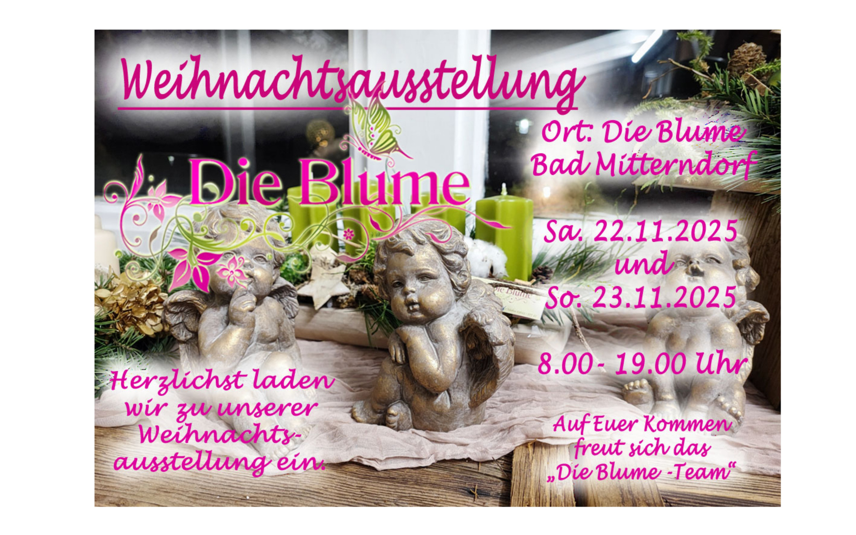 Die Blume- Weihnachtsausstellung