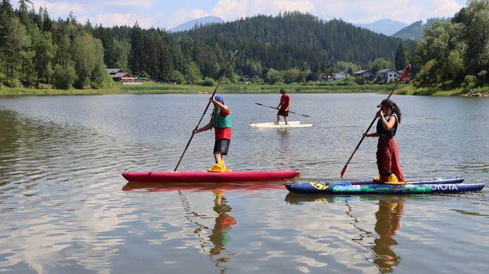 Skijak-Wassersport am See