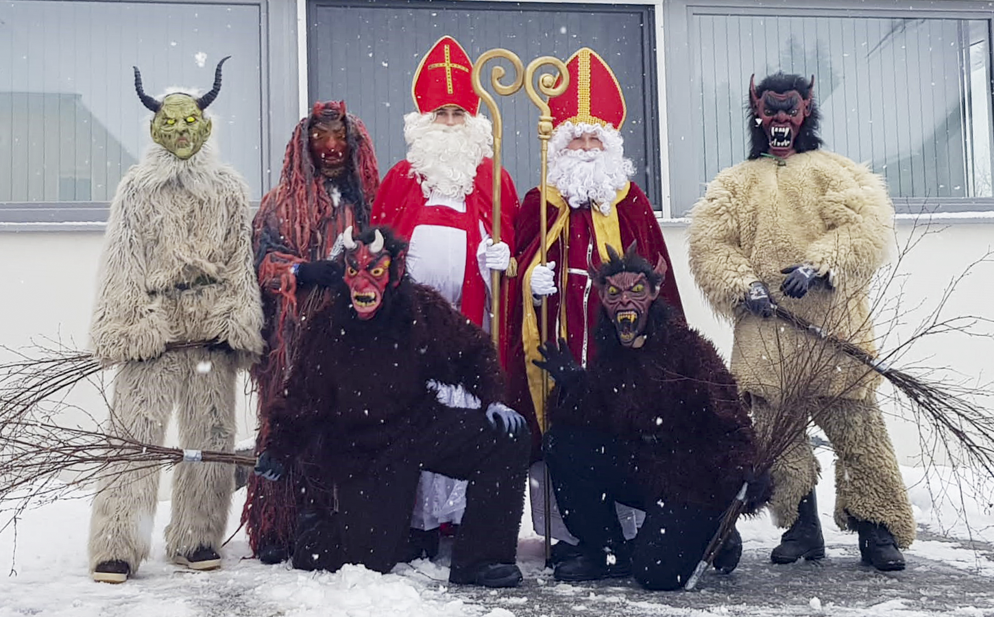 Krampus-Kränzchen beim GH Jagawirt in Gasen