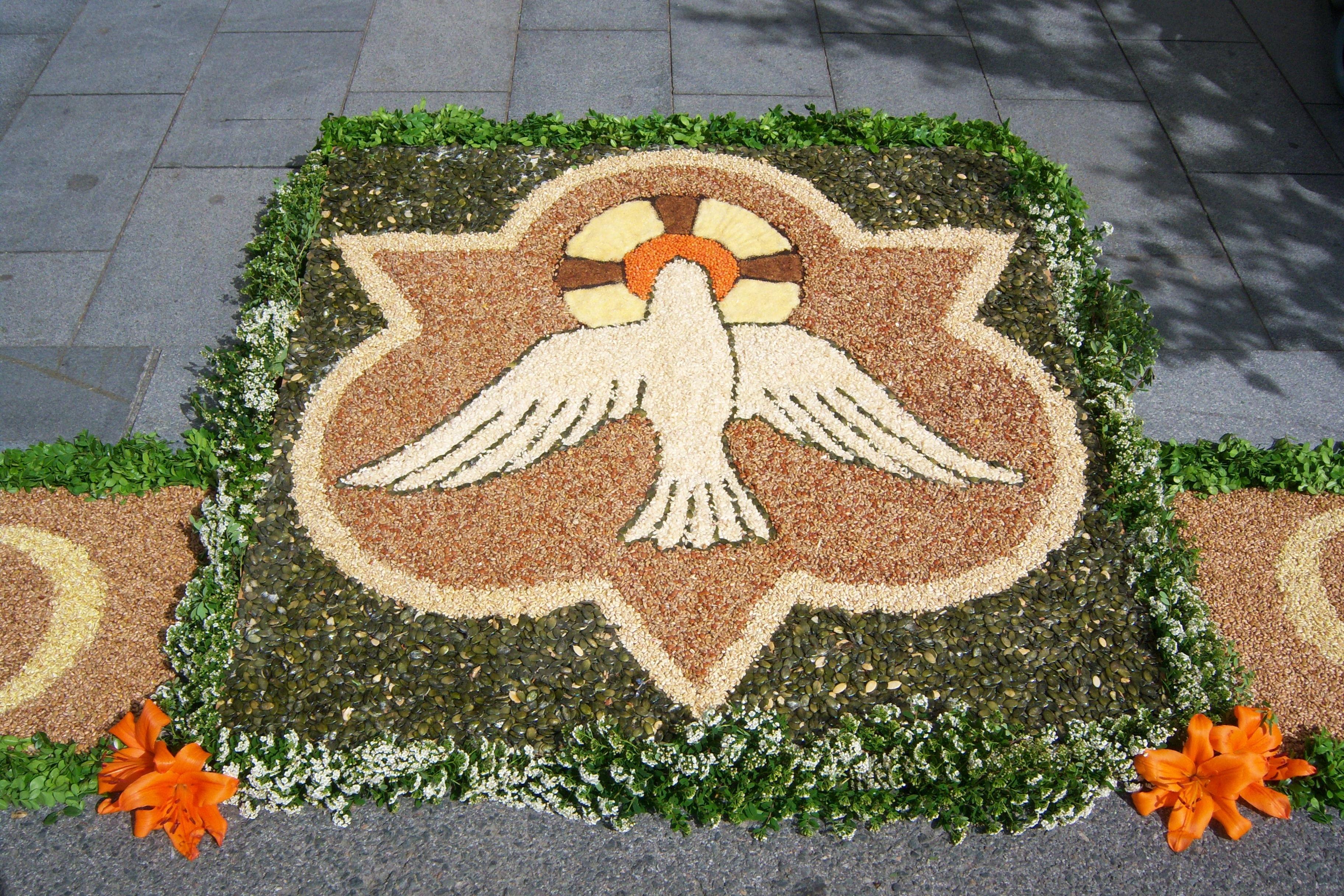 Fronleichnam – Blumenteppiche in Bad Schwanberg