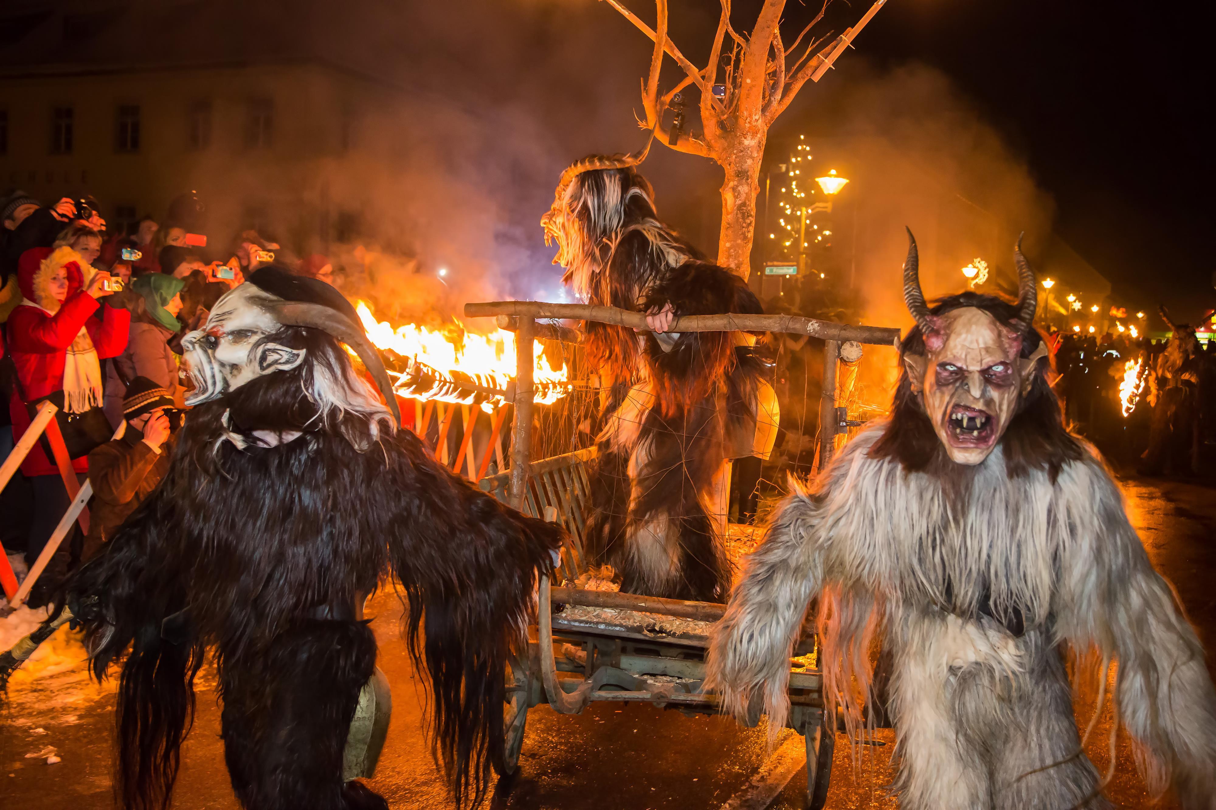 Traditioneller Krampuslauf Mariazeller Advent