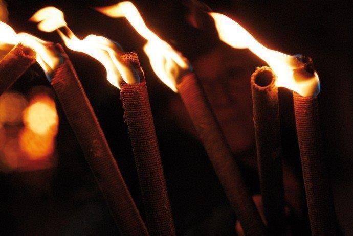 Friedenslichtaktion der Feuerwehrjugend