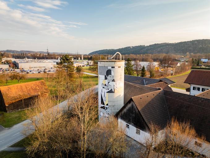 Silo am Bauernhof Hütter