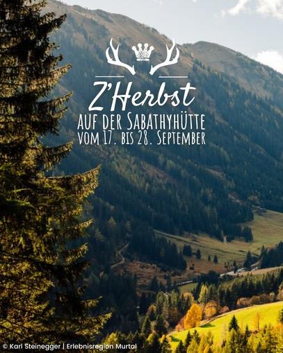 Z´Herbst Frühschoppen auf der Sabathyhütte